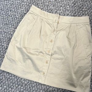 SEE BY CHLOE Khaki Button Down Mini Cargo Skirt
